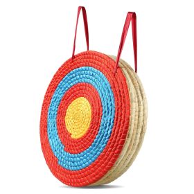 VEVOR Archery Target, 5 Layers 20" Arrow Target, Traditional Solid Straw Round Archery Target Shooting Bow, Hand-Made Arrows Target