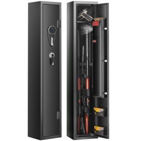 VEVOR 3 Gun Safe, Gun Security Cabinet with Lock & Digital Keypad, Quick Access Gun Storage Cabinet with Removable Shelf, Pistol Rack