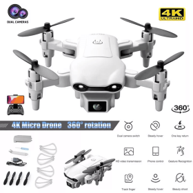 2024 New 4DRC V9 Mini Drone 3Battery RC Drone 4K HD Dual Camera WiFi FPV Foldable Quadcopter