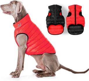 Lightweight Reversible Winter Dog Coat XS Size Chest 13-14 inch Warm Dog Jacket Water Resistant Windproof Insulated Dog Jacket for Small Medium L