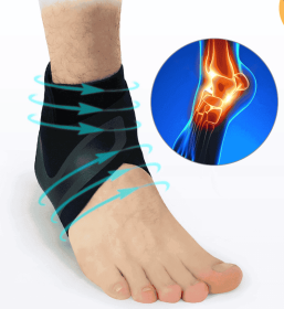 Ankle Support Brace Safety Running Basketball Sports Ankle Sleeves (Option: S-1pc-Right)