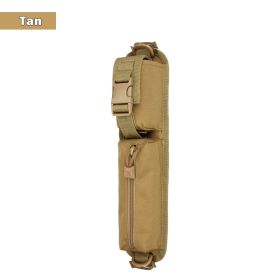 Tactical Molle Accessory Bag For Men And Women; Multi-Purpose Wear -resistant Backpack Shoulder Bag With Adjustable Strap For Outdoor Hunting Cam (Color: Tan)