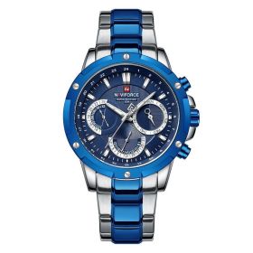 New Large Dial Fashion Watches For Men (Color: Blue)