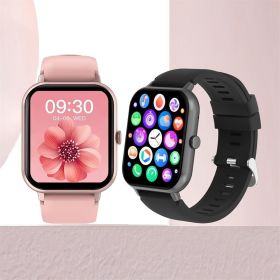 Smart Watch (Answer/Make Call) For Women Men; 1.83'' Full Touch Screen BT Calling SmartWatch With 100+Sport Modes/Heart Rate Sleep Monitoring/Wat (Color: Black)