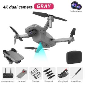 E99pro2 Rc Drone 1080P 4k HD Camera WiFi Fpv Drone Dual Camera Quadcopter Real-time Transmission Helicopter Toys Birthday Gift (Color: 05 Quadcopter, Ships From: China)